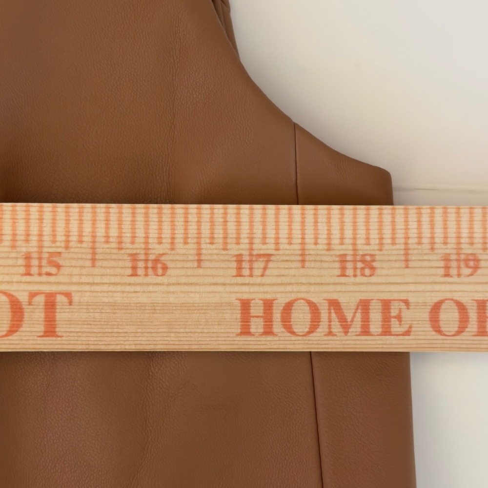 Susana Monaco Faux Leather Vest and Pleated Mini Skirt Set Tan Brown Womens S - Picture 3 of 13